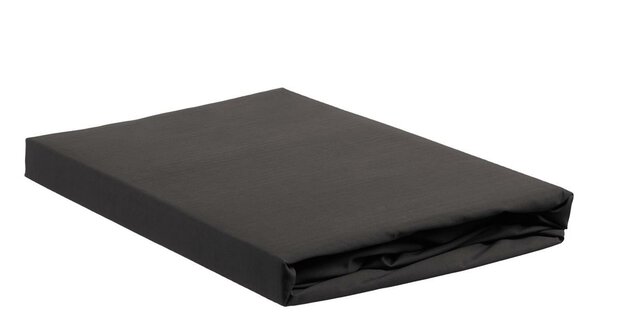 Ambiante hoeslaken katoen Anthracite